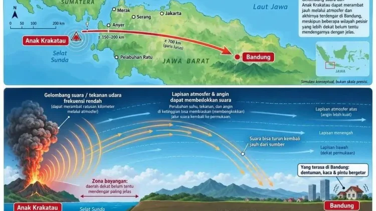 Misteri Skyquake Bandung Terungkap, BMKG Deteksi Anomali Terkait Anak Krakatau