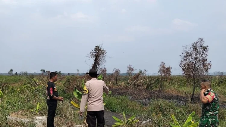 Karhutla Ogan Ilir, 43 Titik Panas Berhasil Dipadamkan Tim Gabungan