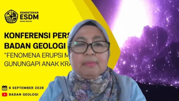 Badan Geologi Pastikan Dentuman di Jabar Dipicu Erupsi Anak Krakatau
