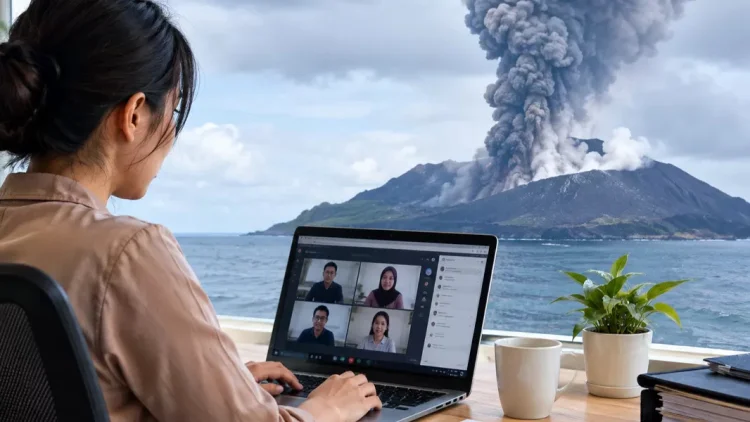 Abu Vulkanik Anak Krakatau Memburuk, Pemprov Jabar Buka Opsi Tambah WFH ASN