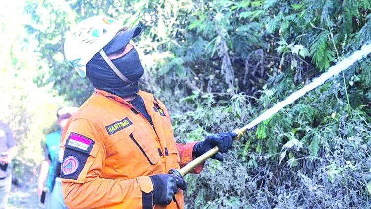 Lereng Hijau Terancam Bara Kemarau