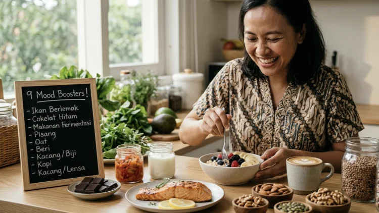 ​9 Makanan Peningkat Suasana Hati yang Bikin Bahagia