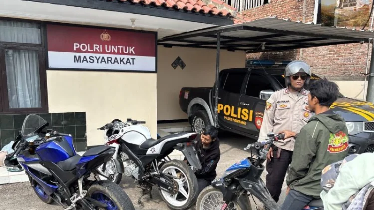 Polres Garut Gencarkan Razia Knalpot Bising hingga Pelosok Daerah