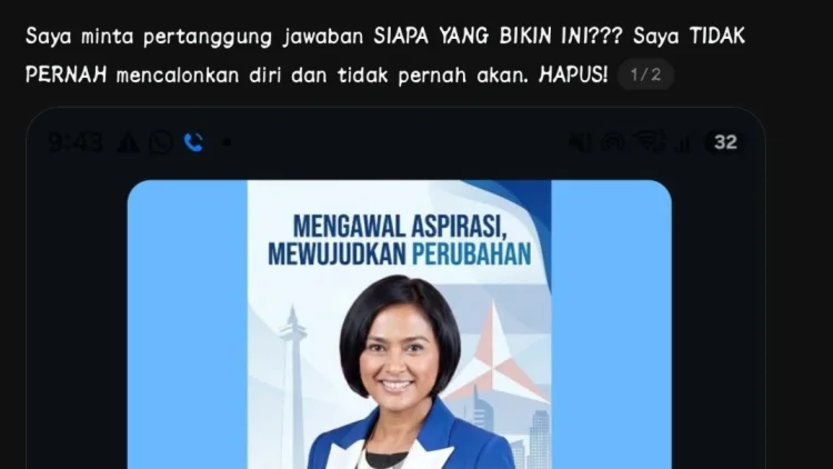 Dicatut Jadi Caleg Pemilu 2029 dari Partai Demokrat, Sarah Sechan Buka Suara: HAPUS!