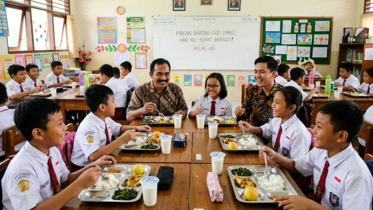 BGN Minta Guru Makan MBG Bareng Siswa: Memberikan Contoh Secara Langsung