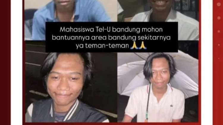 Mahasiswa Telkom University Hilang Kontak Sejak Agustus saat Perjalanan ke Bandung