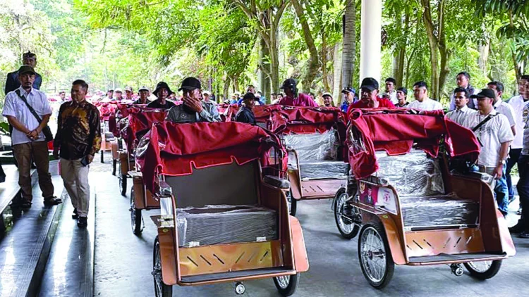 Becak Listrik Harapan Baru
