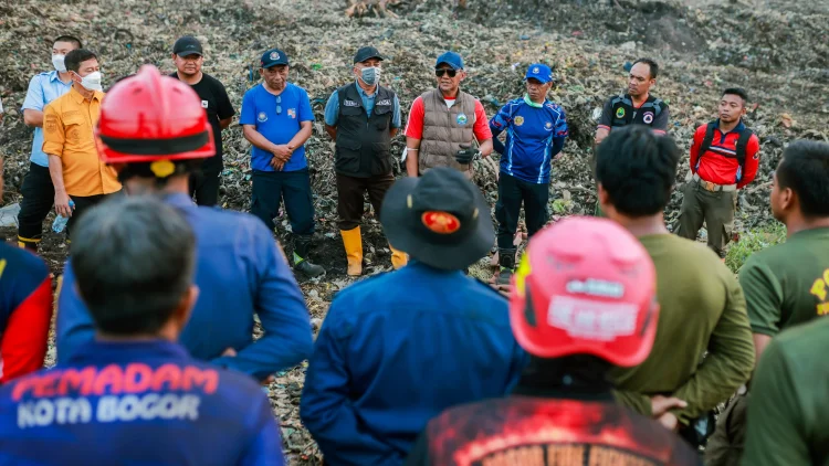 Kebakaran TPAS Galuga Padam, Petugas Tetap Siaga Antisipasi Api Kembali Muncul