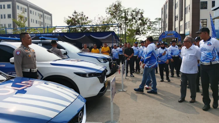 HUT ke-71 Lalu Lintas Bhayangkara, Polda Jabar Gelar Pameran dan Servis Gratis Ojol