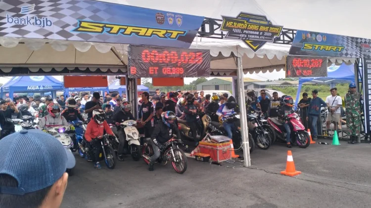 Kejurda Drag Bike Jabar Putaran 2 Bergulir di Tasikmalaya, Hadiah Capai Rp5 Juta