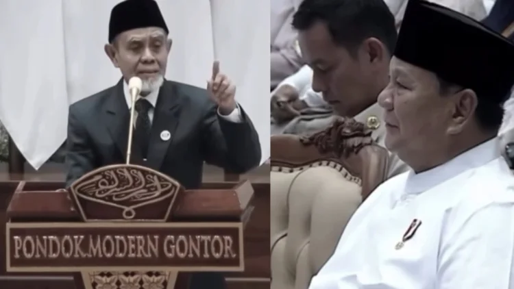 Pidato Pimpinan Gontor di Depan Prabowo Disorot: Pak Presiden, Sorry Ye!