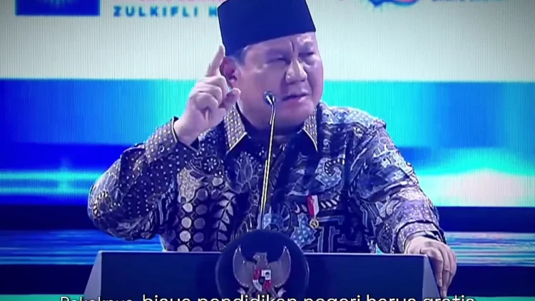 Prabowo Berencana Gratiskan Pendidikan Negeri dari SD hingga Perguruan Tinggi