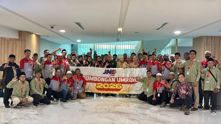 12 Tahun Mengabdi, JNE Umrahkan 1.200 Karyawan