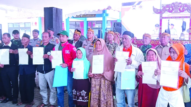 Tanah Terjamin Warga Tenang