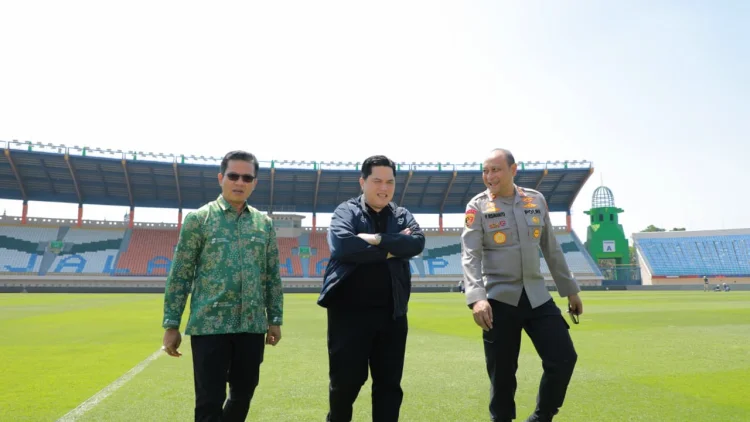Erick Thohir Tinjau Stadion SJH, 2.000 Polisi Siap Amankan FIFA Asian Cup 2026