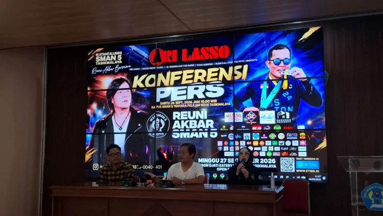 Ari Lasso Tampil di Reuni Akbar Alumni SMAN 5 Tasikmalaya, Bawakan Lagu Nostalgia