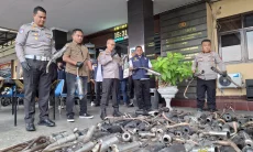 436 Knalpot Brong Diamankan Polres Tasikmalaya Kota