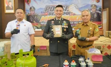 Bongkar Bisnis Gas Portable dari LPG 3 Kg di Bojongsoang, Ribuan Tabung Disita