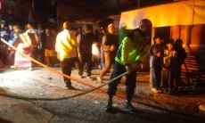 Polres Garut Olah TKP Telusuri Penyebab Kebakaran Pasar Andir