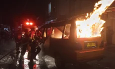 Angkot Cimahi-Padalarang Terbakar di Jalan Somawinata, Kerugian Ditaksir Rp75 Juta