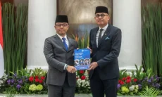 Arrmanatha Nasir Resmi Terima Jabatan Menlu dari Sugiono