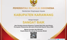 Karawang Raih Penghargaan Kementerian Investasi dan Hilirisasi 