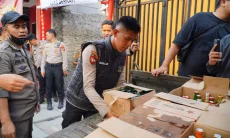 Polresta Bandung Amankan 21 Preman dan Sita 527 Botol Miras di Banjaran-Katapang