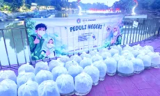 8.000 Benih Ikan Ditebar di Situ Cibinong