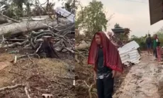 Pasca Diterjang Hujan Angin, Sudimampir Padalarang Porak-Poranda