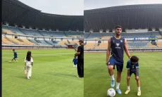 Julio Cesar Unggah Kondisi Rumput GBLA Terbaru, Tampak Hijau dan Siap Pakai