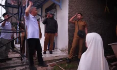 Pasca Angin Puting Beliung dan Longsor Padalarang, Asep Ismail Tinjau Desa Terdampak