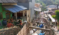 BPBD Kota Bandung Koordinasikan Perbaikan Rumah Korban Tanggul Jebol di Cipaganti