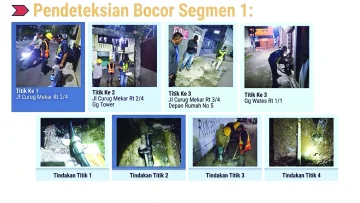 24 Kebocoran Teratasi, Air Mengalir Lagi