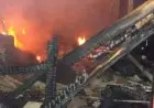 Diawali Ledakan, 13 Kios Pasar Guntur Ciawitali Ludes Terbakar