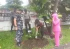 Antisipasi Banjir, Polrestabes Bandung Tanam 2,302 Pohon