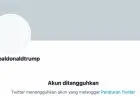 Twitter Blokir Akun Trump secara Permanen