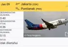 Pesawat Sriwijaya Air Hilang Kontak Setelah 4 Menit Lepas Landas
