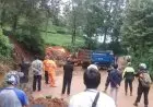 Longsor di Jalan Raya Puncak Diduga Karena Tersumbatnya Mata Air Cikamasan