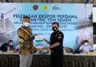 Ekspor Perdana Semen ke Timor Leste melalui Pelabuhan Probolinggo
