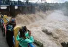 Tinggi Muka Air di Bendung Katulampa dan Sejumlah Pintu Air Siaga III