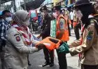 Pramuka Peduli Sosialisasi Aturan PPKM dan Prokes Covid-19