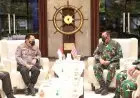 Kapolri dan Kasal Sepakat Perkuat Sinergi Penegakan Hukum di Perairan