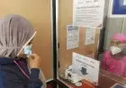 Tes GeNose Layani Penumpang Kereta di Stasiun Jatibarang Indramayu