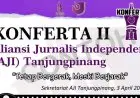 Konferta II AJI Tanjungpinang Usung Tema Tetap Bergerak Meski Berjarak