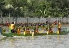 Persiapan PON Papua, Dayung Kalsel Latihan di Danau Riam Kanan