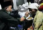 Usai Dilantik, Dadang Sahur dan Suapi Janda Jompo