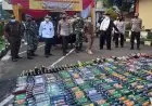 Terbesar Sepanjang Sejarah, Polres Bogor Musnahkan 50.894 Botol Miras