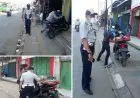 Dishub Kabupaten Bandung Tertibkan Motor Parkir di Trotoar