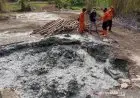 BPBD Cirebon Cek Semburan Lumpur Berbau Menyengat