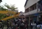 Brukk...4 Bangunan Bertingkat di Ciampea Dibongkar Satpol PP